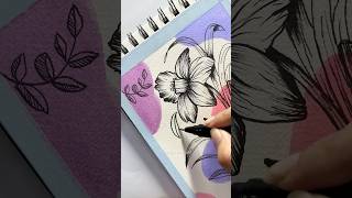 Boho Panting without Paints😱 art doodle markers viralvideo trendingonshorts jaanasamjhona [upl. by Dotti]