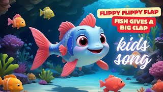 Flippy Flippy Flap Fish Kids Song  Nursery Rhyme  Polo Pal Rhymes rhymesong kidsvideo [upl. by Ehttam204]