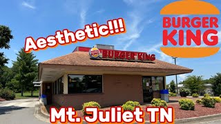 Brown roof Burger King with AWESOME aesthetics ￼ Mount Juliet TN ￼ [upl. by Attekahs114]