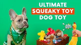 ULTIMATE Squeaky Toys Dog Toy Sounds for Dogs [upl. by Nowell]