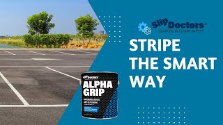 Do Not Use Slippery Paint to Stripe Parking Lots amp Courts [upl. by Annayi]