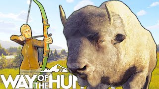 Recurve Bow Bison Hunt  Way of the Hunter [upl. by Notyep164]