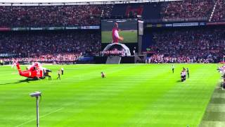 Opendag Feyenoord 2015 Rentree Dirk Kuyt 4K [upl. by Jenness]