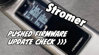 Stromer Omni Pushed Firmware Update Check [upl. by Evalyn925]