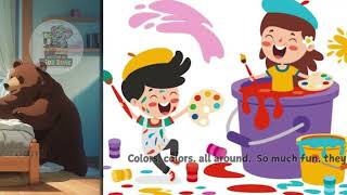 colors song  colors  colors song lyrics  color song for kids  color song by welcome to kidz zone [upl. by Nirtiac]