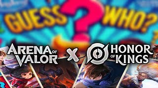 ¿QUIEN ES QUIEN AOV x HOK COMPARATIVA  CAZADORES   SEMPITERNO [upl. by Nnauol]