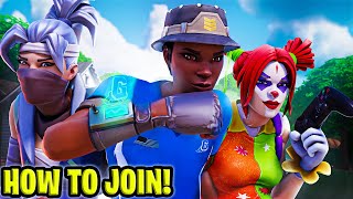 How To Join Gas Clan Join a Fortnite Clan [upl. by Rissa975]