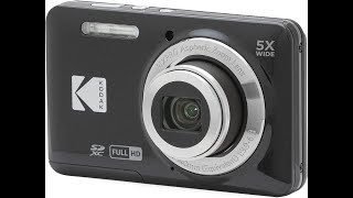 KODAK PIXPRO FZ55BK 16MP CMOS Sensor Digital Camera 5X Optical Zoom 28mm Wide Angle 1080P [upl. by Oberstone489]