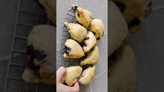 I Made Blueberry Scones without ButterSuper Easy and Delicious No Need to Knead shorts [upl. by Names189]