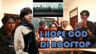 MV REACTION jhope on the street with J Cole MV REACTION by COMINGSOON  COD AN DI ROOFTOP [upl. by Dennett]