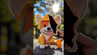 Corgi Construction Zone Crochet Cuteness Alert [upl. by Kalam]