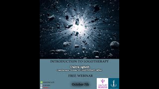 Introduction to LOGOTHERAPY Webinar  العلاج بالمعنى [upl. by Luna]