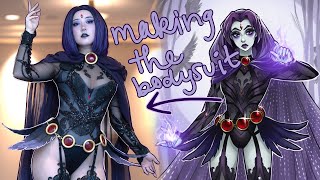 Making the Bodysuit for my Raven Cosplay [upl. by Ardiedal]