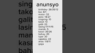 anunsyo buenas numero luckynumber stl numbers dreams anuncio pinoyswertres shortsyoutube [upl. by Screens]