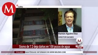 Entrevista Ramón Aguirre Diaz sobre daños en 100 pozos de agua [upl. by Ardnic522]