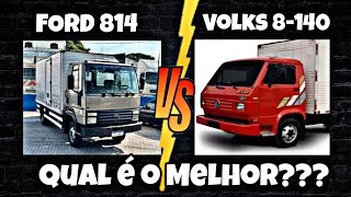 Volkswagen 8140 Vs Ford Cargo 814 Qual o melhor [upl. by Etnor]