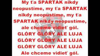 Spartakovská hymna text [upl. by Gnilhsa]