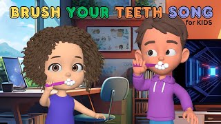 BRUSHING TEETH SONG FOR KIDS NurseryRhyme Collection  Children Song  Kids Song  Toddler Song [upl. by Atinal]