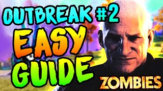 OUTBREAK EASTER EGG 2 EASY GUIDE COLD WAR ZOMBIES EASTER EGG TUTORIAL [upl. by Artenal]