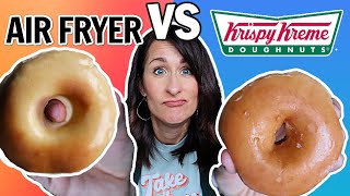 AIR FRYER Donuts vs KRISPY KREME Donuts → Which one is better [upl. by Hollie]