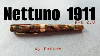 New Pen Day Nettuno 1911 NE 20 Fountain Pen My Review [upl. by Dessma]