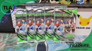 Opening 5 Packs Of TLA NRL 2024 Traders Trading Cards [upl. by Neleh833]