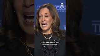 Vice President Kamala Harris slams Trumps economic agenda [upl. by Saiasi]