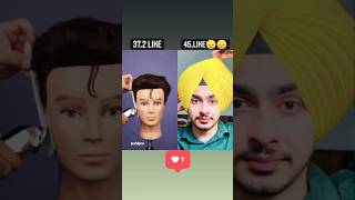 pagg vs hair cut ❤ subscribe for pagg❤ viral pagg turban viral shorts tranding [upl. by Legnaesoj]