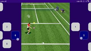 Super Real Tennis 3D  K700i Game  J2ME Loader [upl. by Chari]