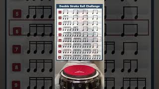 Double Stroke Roll Challenge [upl. by Einna]