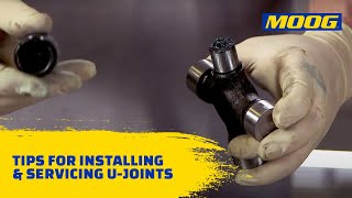 Tips for Installing amp Servicing UJoints  MOOG Parts [upl. by Alekram342]