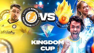 SAIYANS VS RAYO DE BARCELONA  KINGDOM CUP J3  TheGrefg y Lluna Clark [upl. by Maddeu]