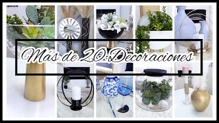 MARATON DE DECORACIONES  IDEAS PARATU HOGAR  DIYs VERSION PASO A PASO [upl. by Anelleh]