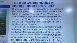 Economics A’Level Efficiency and Inefficiency in Different Market Structures [upl. by Lenssen308]