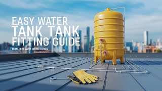 Easy Water Tank Fitting Guide  IronFree Tank Installation  হলুদ আয়রন মুক্ত ট্যাঙ্ক ফিটিং [upl. by Barboza728]