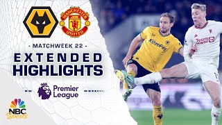 Wolves v Manchester United  PREMIER LEAGUE HIGHLIGHTS  212024  NBC Sports [upl. by Ernesta]