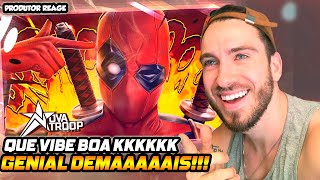 Imortal Tagarela  Novatroop  Deadpool Marvel REACT ANÁLISE [upl. by Melly]