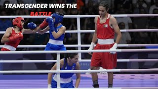 Boxer Imane Khelif Wins First Olympic Fight Amid Controversy [upl. by Alvira791]