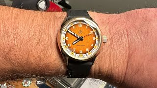 Unboxing and overview Zelos Swordfish Field 38mm Bronze Burnt Orange [upl. by Hsuk]