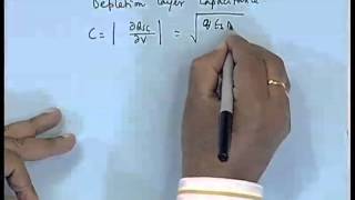 Mod01 Lec30 MetalSemiconductor Contact  II [upl. by Harvie240]