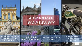 Krótkie zwiedzanie Warszawy  Atrakcje stolicy Polski  Co można zobaczyć w Warszawie [upl. by Ecyal374]