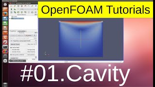 OpenFOAM Tutorials Cavity 01 [upl. by Arrait811]