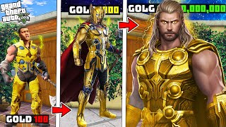 SHINCHAN Upgrading To GOLD THOR In GTA 5 [upl. by Ttirrej]