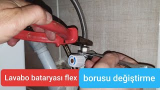 Tezgah üstü Bataryanın eskiyen Flex Borusu Nasıl Değiştirilir [upl. by Chastity399]