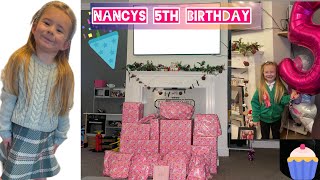 Nancy’s 5th birthday VLOG [upl. by Julissa]