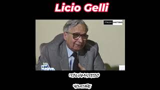 Licio Gelli p2 italiamistero [upl. by Ilrahc502]