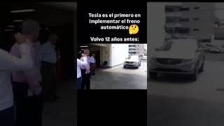 😱 ¡Tesla NO inventó el AUTOFRENO Volvo lo hizo 12 AÑOS ANTES 😳 autos automobile coches auto [upl. by Lattonia]