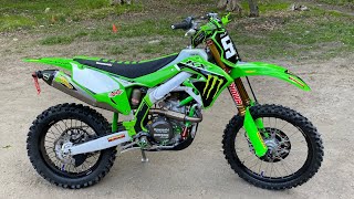 2023 Kawasaki KX450SR Top Speed Factory Edition is Fast [upl. by Todhunter]