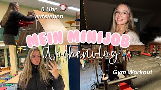 UM 6 UHR MORGENS ARBEITEN  Minijob Wochenvlog  Hannah Theresa [upl. by Aihcropal940]