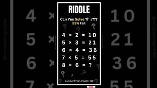 Can You Solve This Riddle 🤔 Comment Your Answers viralvideo viralshorts shorts puzzle maths [upl. by Sirrah276]